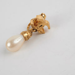 Chanel Pearl Clip on Earrings