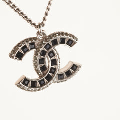 Chanel CC Necklace Silver