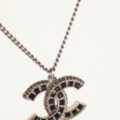 Chanel CC Necklace Silver