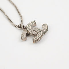 Chanel CC Necklace Silver