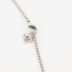 Chanel CC Necklace Silver