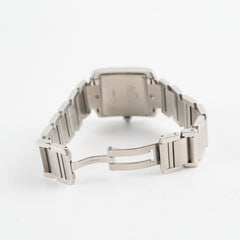 Cartier Medium Tank Francaise 27mm Stainless Steel Watch W51011Q3