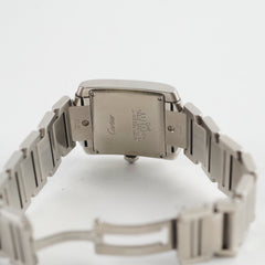 Cartier Medium Tank Francaise 27mm Stainless Steel Watch W51011Q3