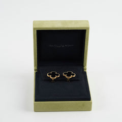 Van Cleef & Arpels Magic Alhambra Onyx Earrings