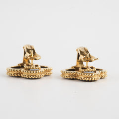 Van Cleef & Arpels Magic Alhambra Onyx Earrings