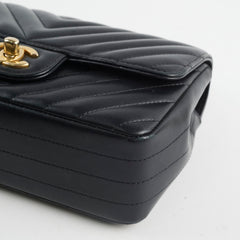 Chanel Chevron Mini Retangular Black