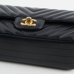 Chanel Chevron Mini Retangular Black