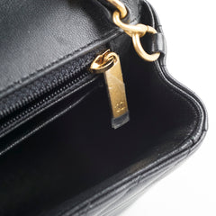 Chanel Chevron Mini Retangular Black