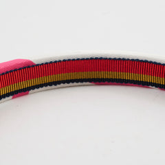 Hermes Brides De Gala Rose Silk Headband