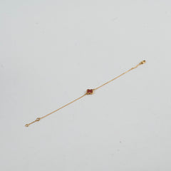 Van Cleef & Arpels Sweet Alhambra Carnelian Bracelet