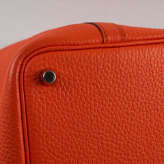 Hermes Picotin 18 Clemence Orange U Stamp
