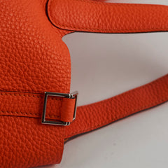 Hermes Picotin 18 Clemence Orange U Stamp