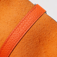 Hermes Picotin 18 Clemence Orange U Stamp