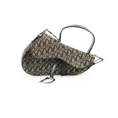 Christian Dior Vintage Saddle Bag Navy