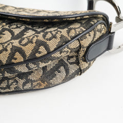 Christian Dior Vintage Saddle Bag Navy