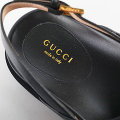 Gucci Crossover Slides Sandals Black 37