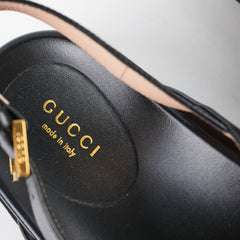 Gucci Crossover Slides Sandals Black 37