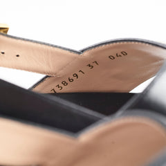Gucci Crossover Slides Sandals Black 37