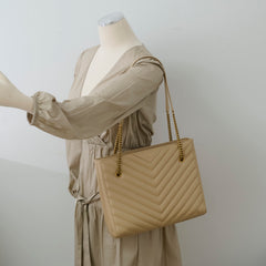 Saint Laurent Tribeca Tote Beige