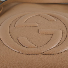 Gucci Soho Hobo Shoulder Bag Beige