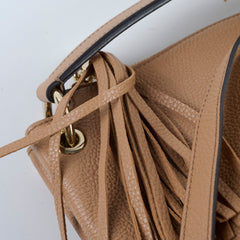 Gucci Soho Hobo Shoulder Bag Beige