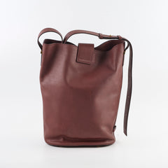 Celine Vintage Bucket Bag Burgundy