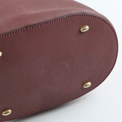 Celine Vintage Bucket Bag Burgundy