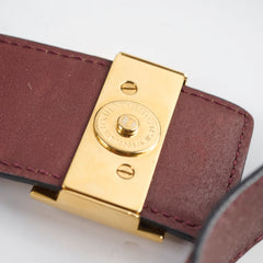 Celine Vintage Bucket Bag Burgundy