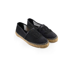 Chanel Espadrilles Mesh Black Size 37