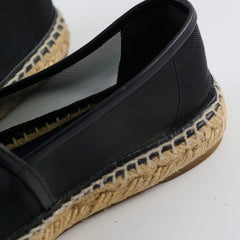 Chanel Espadrilles Mesh Black Size 37