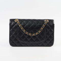 Chanel Vintage Caviar Memium/Large Classic Flap Black