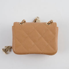 Chanel 23P Classic Clutch With Chain Belt Waist Bag Dark Beige - Microchipped (2023)