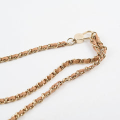 Chanel 23P Classic Clutch With Chain Belt Waist Bag Dark Beige - Microchipped (2023)