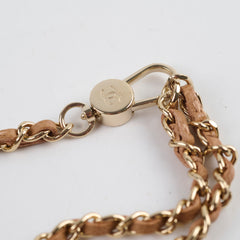 Chanel 23P Classic Clutch With Chain Belt Waist Bag Dark Beige - Microchipped (2023)