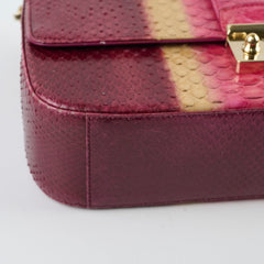 Christian Dior Miss Dior Python Flap Bag Multicolor