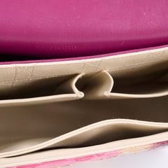 Christian Dior Miss Dior Python Flap Bag Multicolor