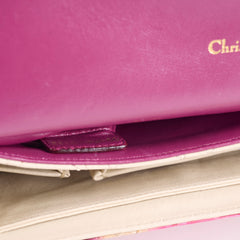 Christian Dior Miss Dior Python Flap Bag Multicolor