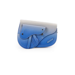 Christian Dior x Kaws Saddle Pouch Blue Ombre