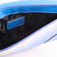 Christian Dior x Kaws Saddle Pouch Blue Ombre