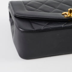 Chanel Small Vintage Diana Lambskin Black (4 Series)