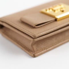 Prada Card Holder Beige