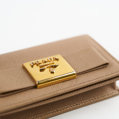 Prada Card Holder Beige
