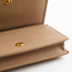 Prada Card Holder Beige