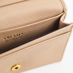Prada Card Holder Beige