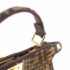 Fendi Mini Sequin Peekaboo Zucca Print