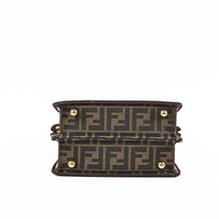 Fendi Mini Sequin Peekaboo Zucca Print