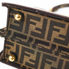 Fendi Mini Sequin Peekaboo Zucca Print
