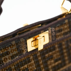 Fendi Mini Sequin Peekaboo Zucca Print