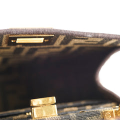 Fendi Mini Sequin Peekaboo Zucca Print