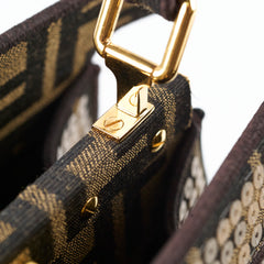 Fendi Mini Sequin Peekaboo Zucca Print